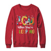 When You're Sleeping Funny ICU Nurse Christmas Santa Xmas Shirt & Sweatshirt | teecentury