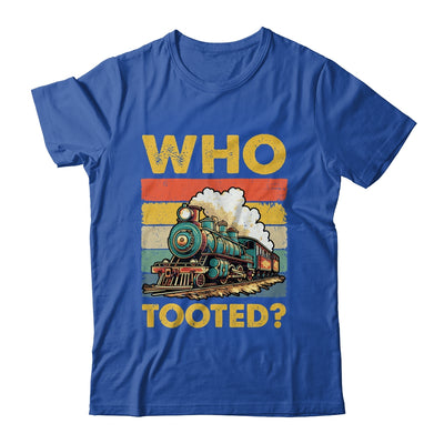 Who Tooted Funny Train For Men Women Vintage Railroad Lover Shirt & Hoodie | teecentury