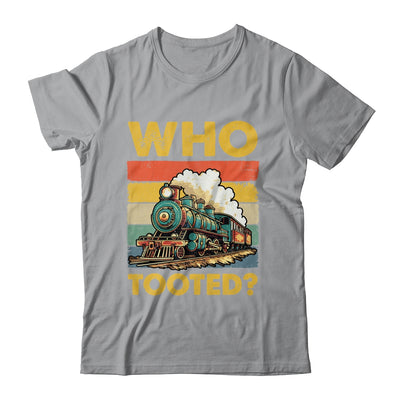 Who Tooted Funny Train For Men Women Vintage Railroad Lover Shirt & Hoodie | teecentury