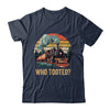 Who Tooted Funny Train Lover Boys Men Collector Railroad Shirt & Hoodie | teecentury