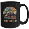 Who Tooted Funny Train Lover Boys Men Collector Railroad Mug | teecentury