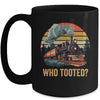 Who Tooted Funny Train Lover Boys Men Collector Railroad Mug | teecentury