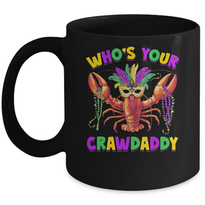 Whos Your Crawdaddy Crawfish Jester Mask Beads Mardi Gras Mug | teecentury