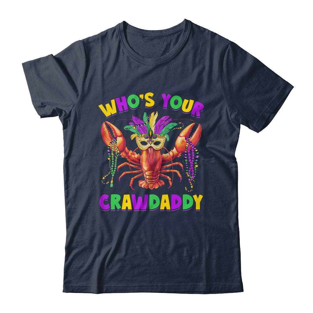 Whos Your Crawdaddy Crawfish Jester Mask Beads Mardi Gras Shirt & Hoodie | teecentury