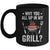 Why You All Up In My Grill Funny BBQ Barbecue Dad Men Women Mug | teecentury