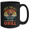 Why You All Up In My Grill Funny BBQ Lover Grilling Dad Men Mug | teecentury