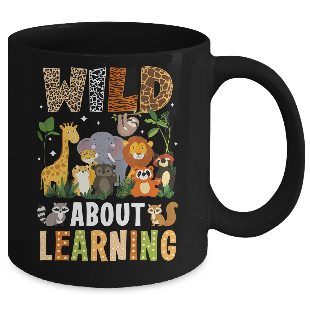 Wild About Learning Funny Back To School For Students Mug | teecentury