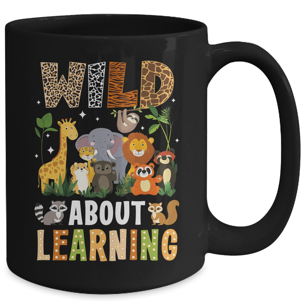Wild About Learning Funny Back To School For Students Mug | teecentury