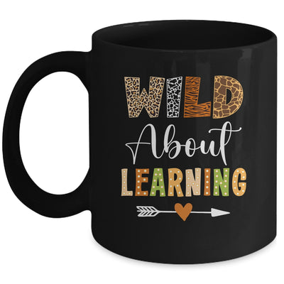 Wild About Learning Teacher Student First Day Of School Mug | teecentury