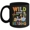 Wild About Reading Kid Love Wild Animal Books Back To School Mug | teecentury