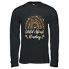 Wild About Reading Teacher Back To School Rainbow Librarian Shirt & Hoodie | teecentury