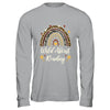 Wild About Reading Teacher Back To School Rainbow Librarian Shirt & Hoodie | teecentury