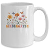 Wildflower Kindergarten Team Floral Teacher Girls Mug | teecentury