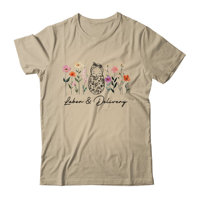 Wildflower Labor And Delivery Nurse Graduation L&D Nurse Shirt & Tank Top | teecentury