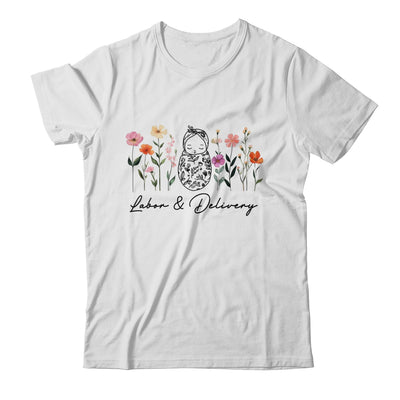 Wildflower Labor And Delivery Nurse Graduation L&D Nurse Shirt & Tank Top | teecentury