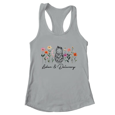 Wildflower Labor And Delivery Nurse Graduation L&D Nurse Shirt & Tank Top | teecentury