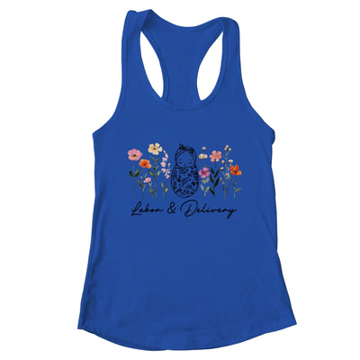 Wildflower Labor And Delivery Nurse Graduation L&D Nurse Shirt & Tank Top | teecentury