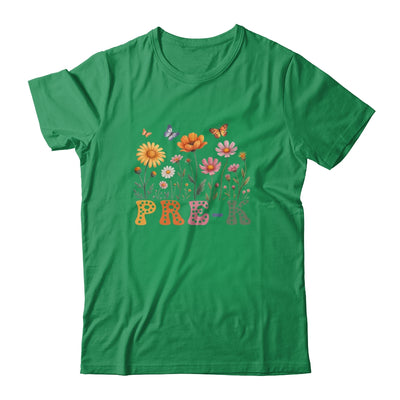 Wildflower Pre-K Preschool Team Floral Teacher Girls Shirt & Hoodie | teecentury