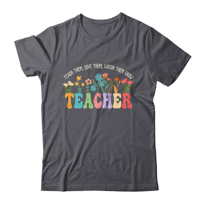 Wildflower Teacher Women Teaching Graphic Teach Groovy Shirt & Hoodie | teecentury