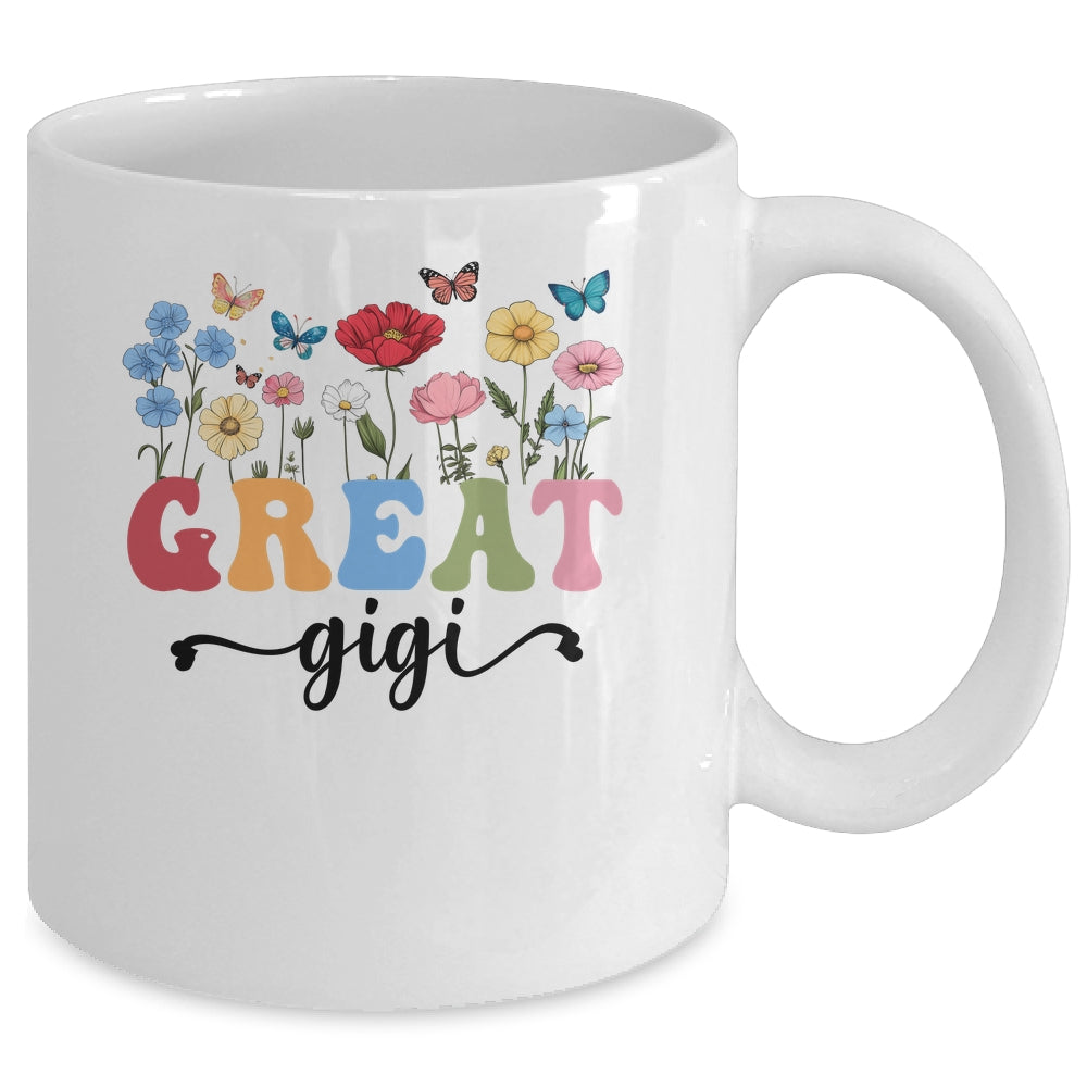 Wildflowers Great Gigi Floral Mother's Day Great Gigi Mug | teecentury