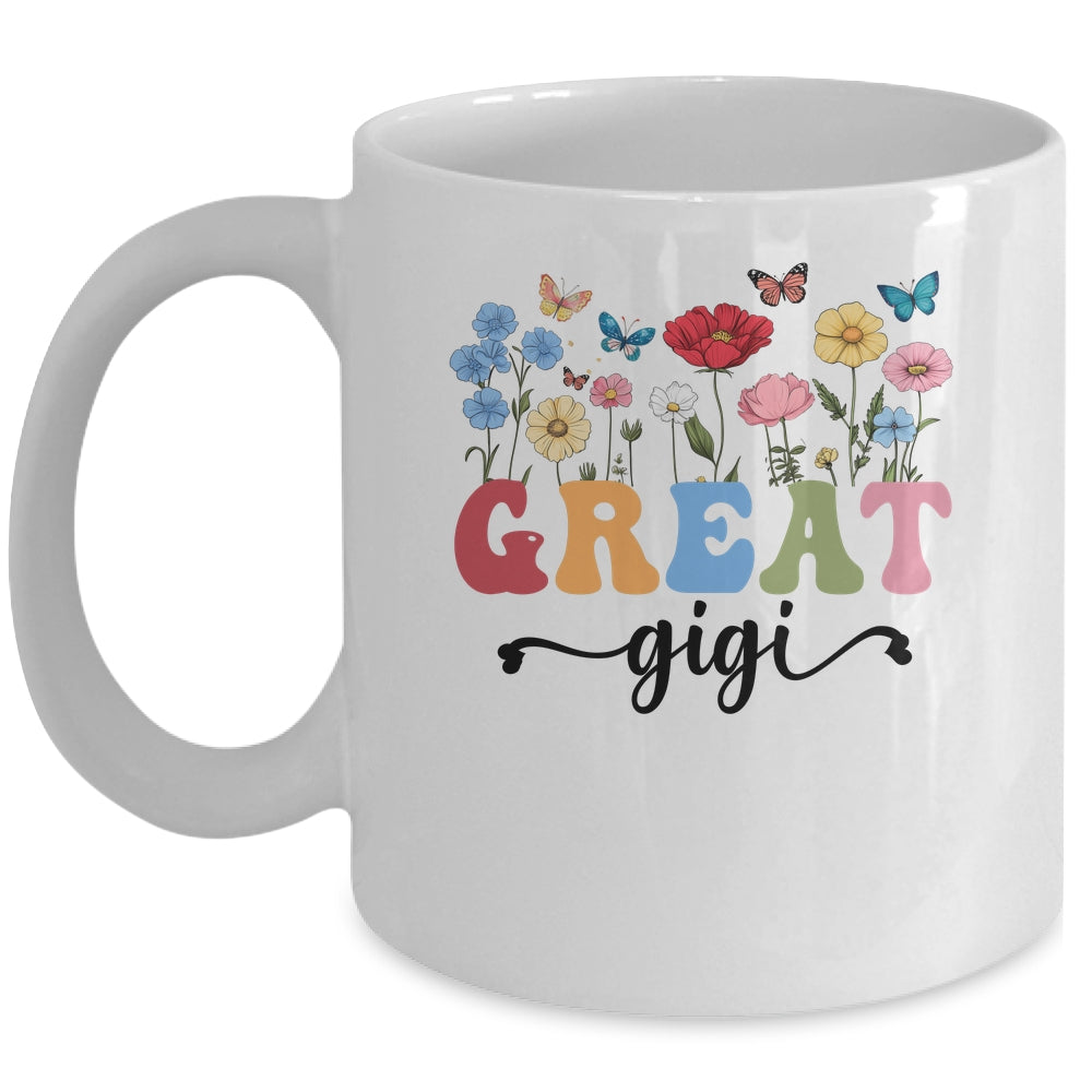 Wildflowers Great Gigi Floral Mother's Day Great Gigi Mug | teecentury