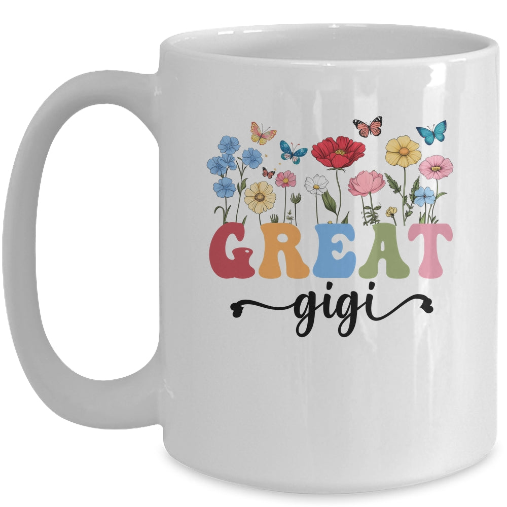Wildflowers Great Gigi Floral Mother's Day Great Gigi Mug | teecentury