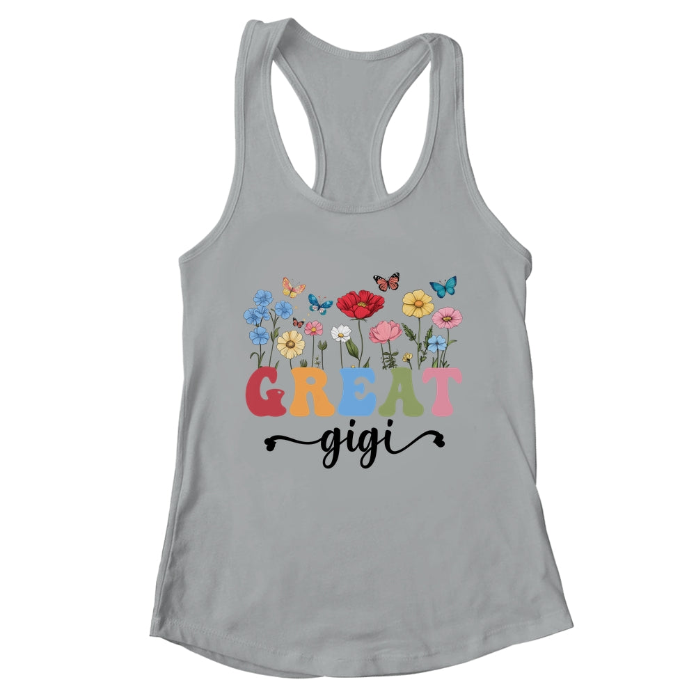 Wildflowers Great Gigi Floral Mother's Day Great Gigi Shirt & Tank Top | teecentury