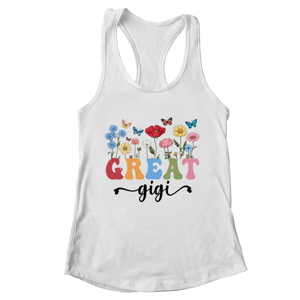 Wildflowers Great Gigi Floral Mother's Day Great Gigi Shirt & Tank Top | teecentury