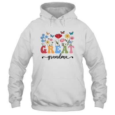 Wildflowers Great Grandma Floral Mother's Day Great Grandma Shirt & Tank Top | teecentury