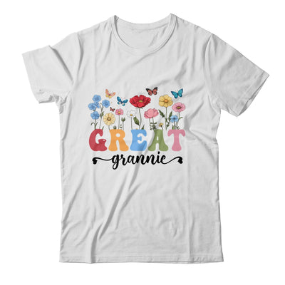 Wildflowers Great Grannie Floral Mother's Day Great Grannie Shirt & Tank Top | teecentury