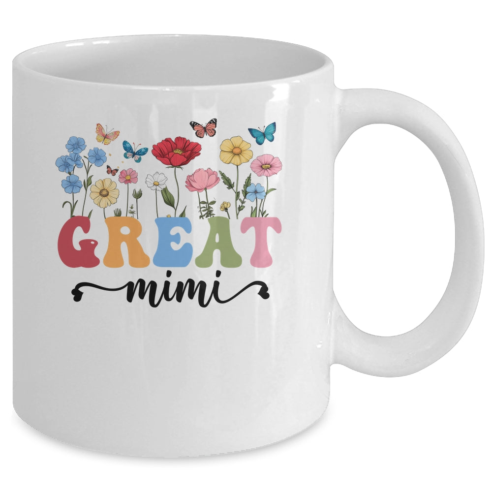 Wildflowers Great Mimi Floral Mother's Day Great Mimi Mug | teecentury