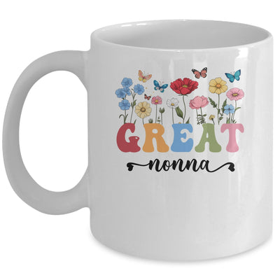 Wildflowers Great Nonna Floral Mother's Day Great Nonna Mug | teecentury