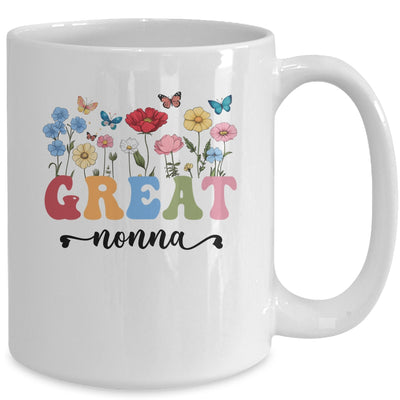Wildflowers Great Nonna Floral Mother's Day Great Nonna Mug | teecentury