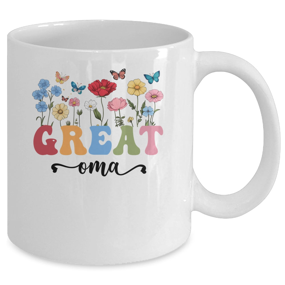 Wildflowers Great Oma Floral Mother's Day Great Oma Mug | teecentury