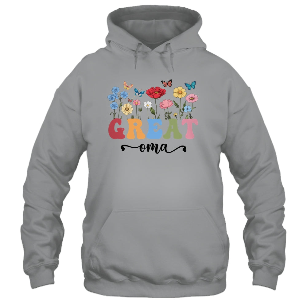 Wildflowers Great Oma Floral Mother's Day Great Oma Shirt & Tank Top | teecentury