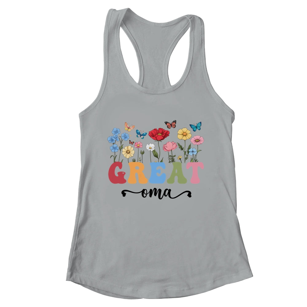 Wildflowers Great Oma Floral Mother's Day Great Oma Shirt & Tank Top | teecentury