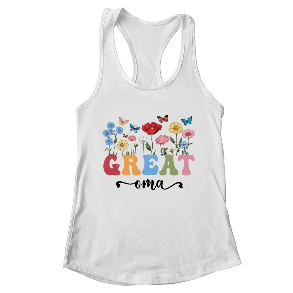 Wildflowers Great Oma Floral Mother's Day Great Oma Shirt & Tank Top | teecentury