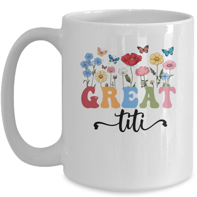 Wildflowers Great Titi Floral Mother's Day Great Titi Mug | teecentury