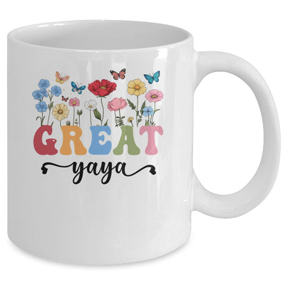 Wildflowers Great Yaya Floral Mother's Day Great Yaya Mug | teecentury