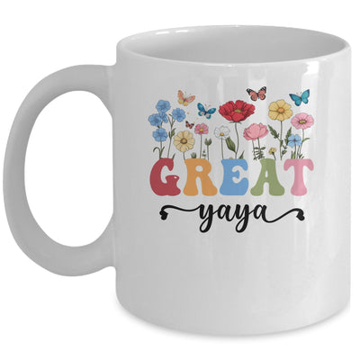 Wildflowers Great Yaya Floral Mother's Day Great Yaya Mug | teecentury