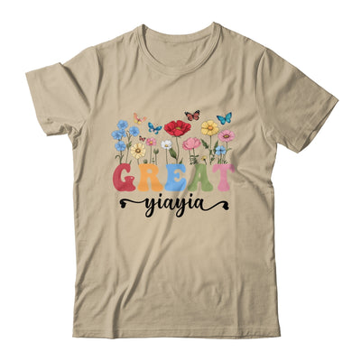 Wildflowers Great Yiayia Floral Mother's Day Great Yiayia Shirt & Tank Top | teecentury