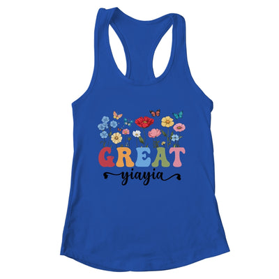Wildflowers Great Yiayia Floral Mother's Day Great Yiayia Shirt & Tank Top | teecentury
