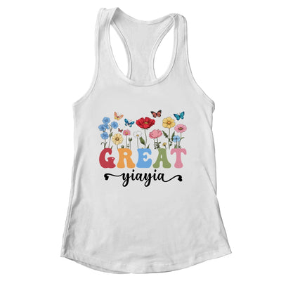 Wildflowers Great Yiayia Floral Mother's Day Great Yiayia Shirt & Tank Top | teecentury