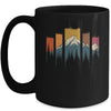 Wildlife Forest Nature Trees Retro Outdoors Mountains Hiking Mug | teecentury