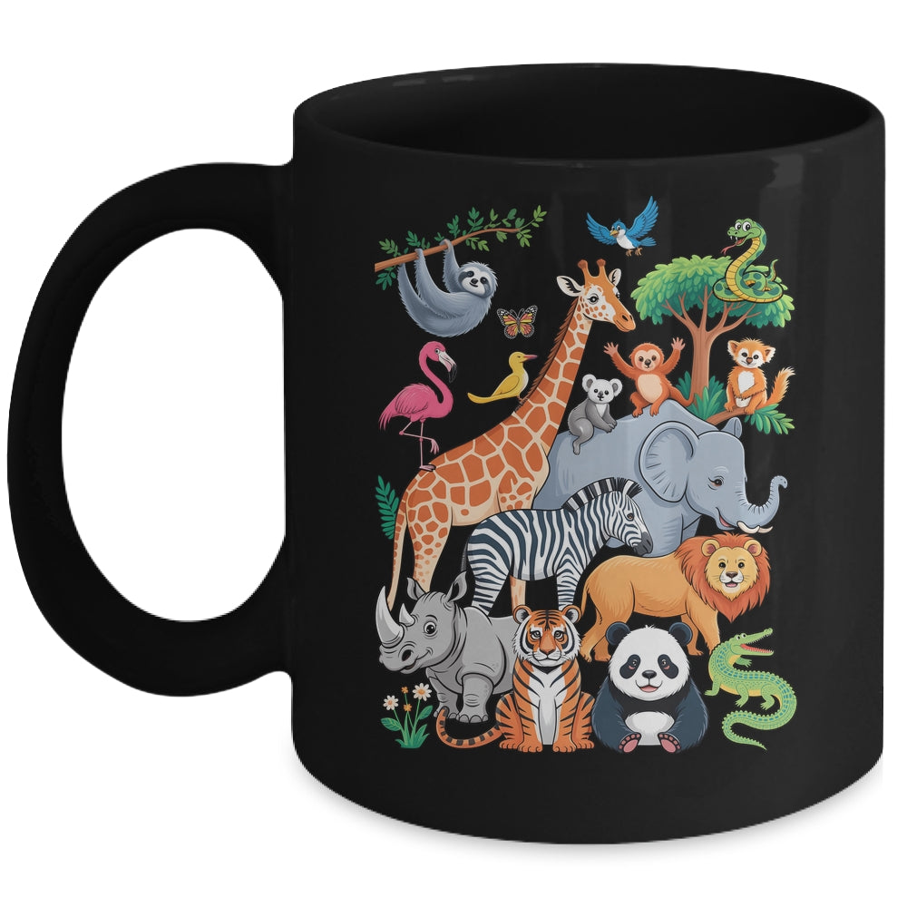 Wildlife Zoo Day Costume Cute Animal Lover Men Women Kids Mug | teecentury