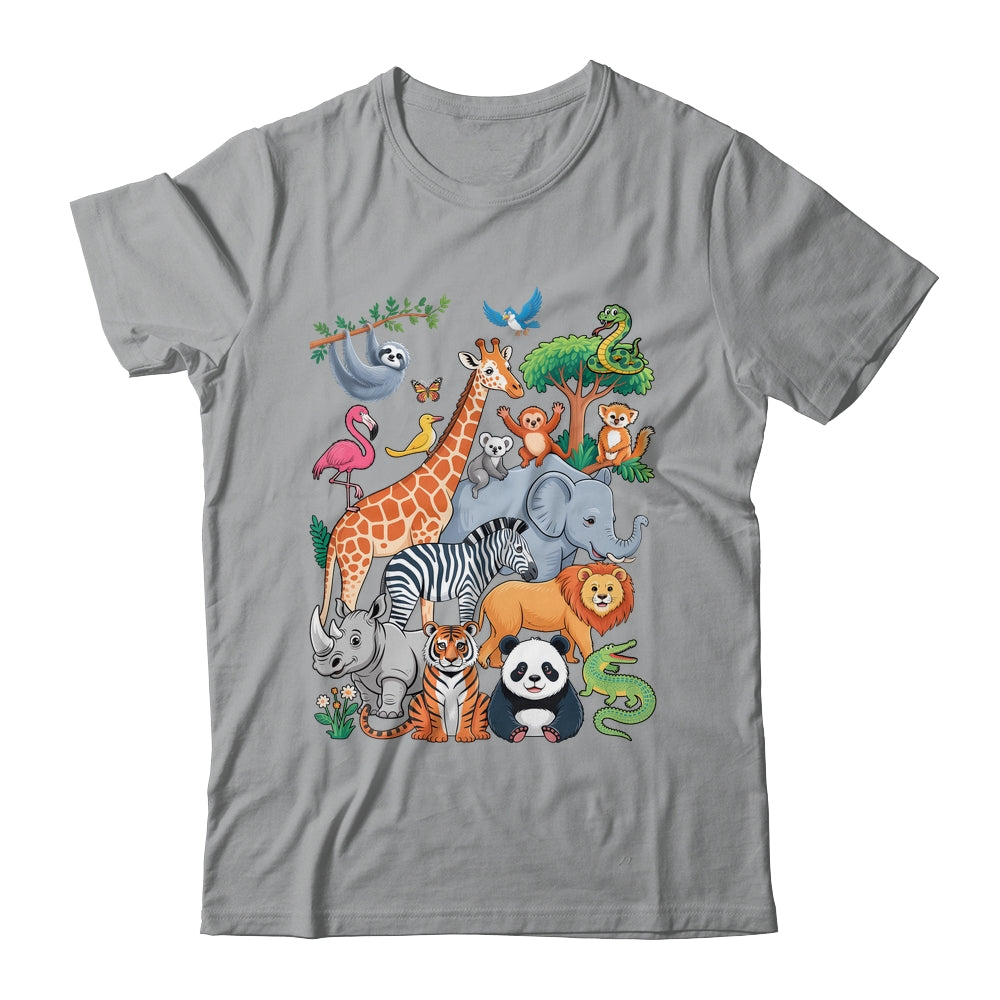 Wildlife Zoo Day Costume Cute Animal Lover Men Women Kids Shirt & Tank Top | teecentury