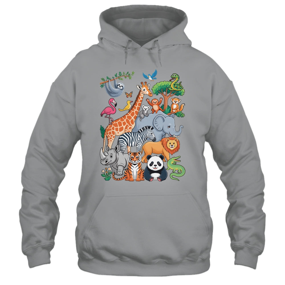 Wildlife Zoo Day Costume Cute Animal Lover Men Women Kids Shirt & Tank Top | teecentury