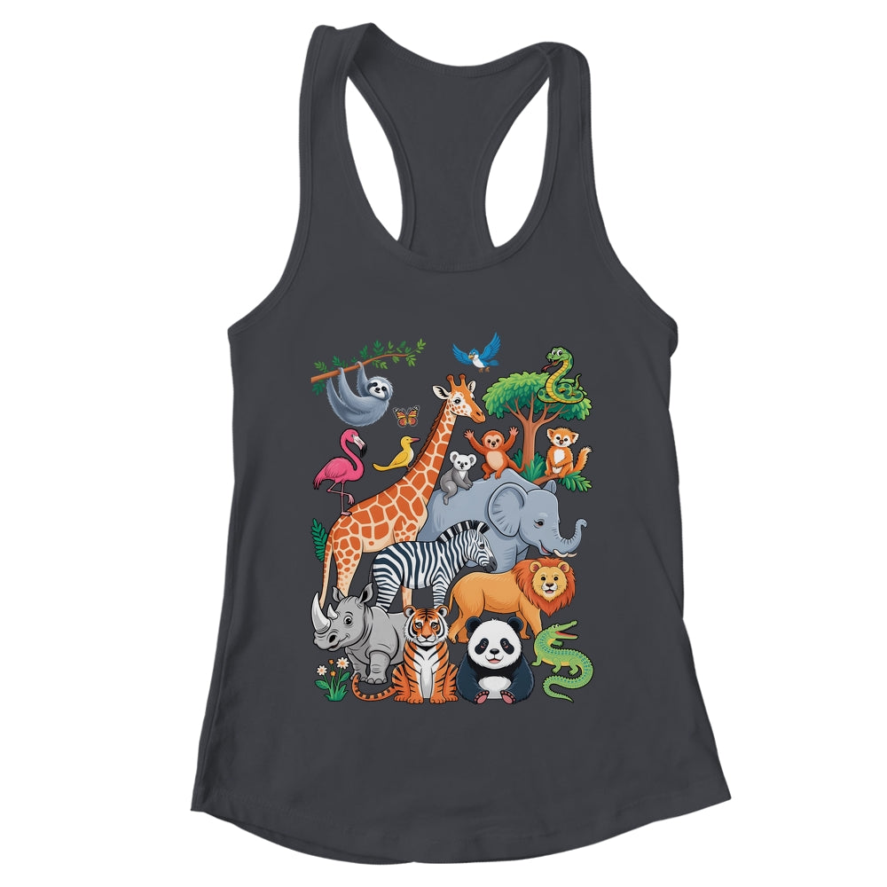 Wildlife Zoo Day Costume Cute Animal Lover Men Women Kids Shirt & Tank Top | teecentury