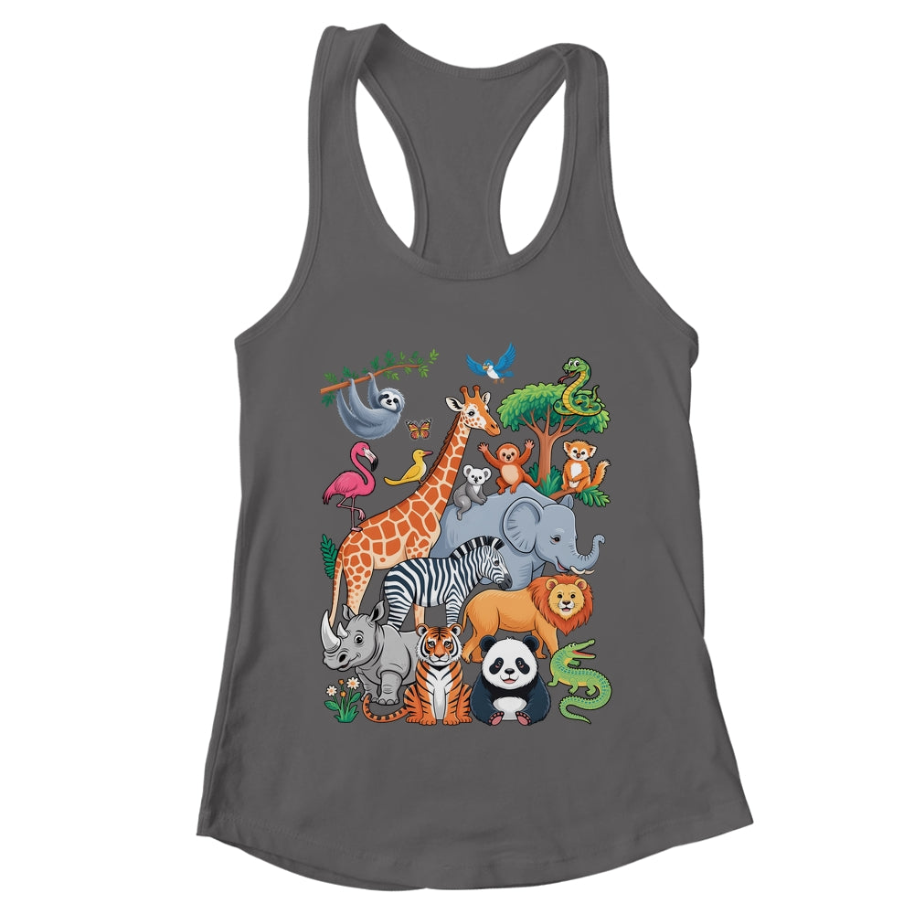 Wildlife Zoo Day Costume Cute Animal Lover Men Women Kids Shirt & Tank Top | teecentury