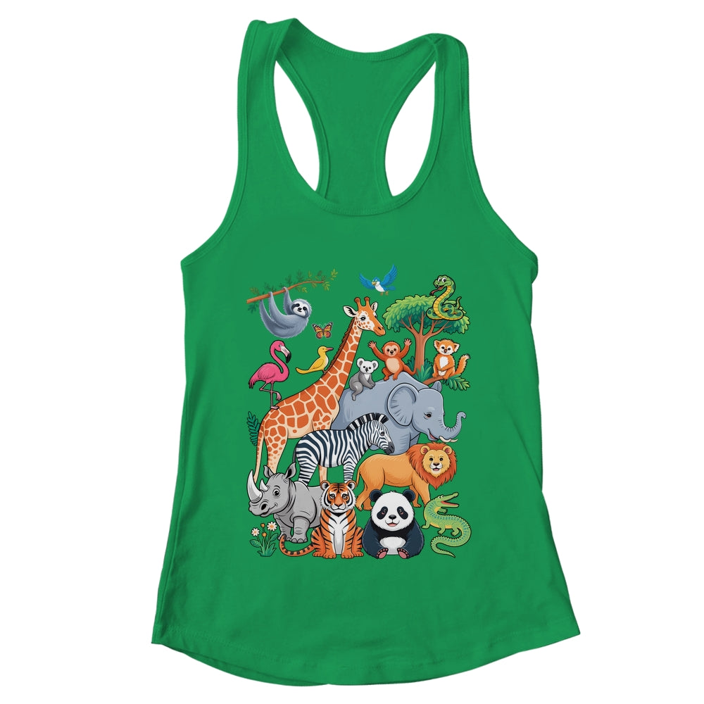 Wildlife Zoo Day Costume Cute Animal Lover Men Women Kids Shirt & Tank Top | teecentury